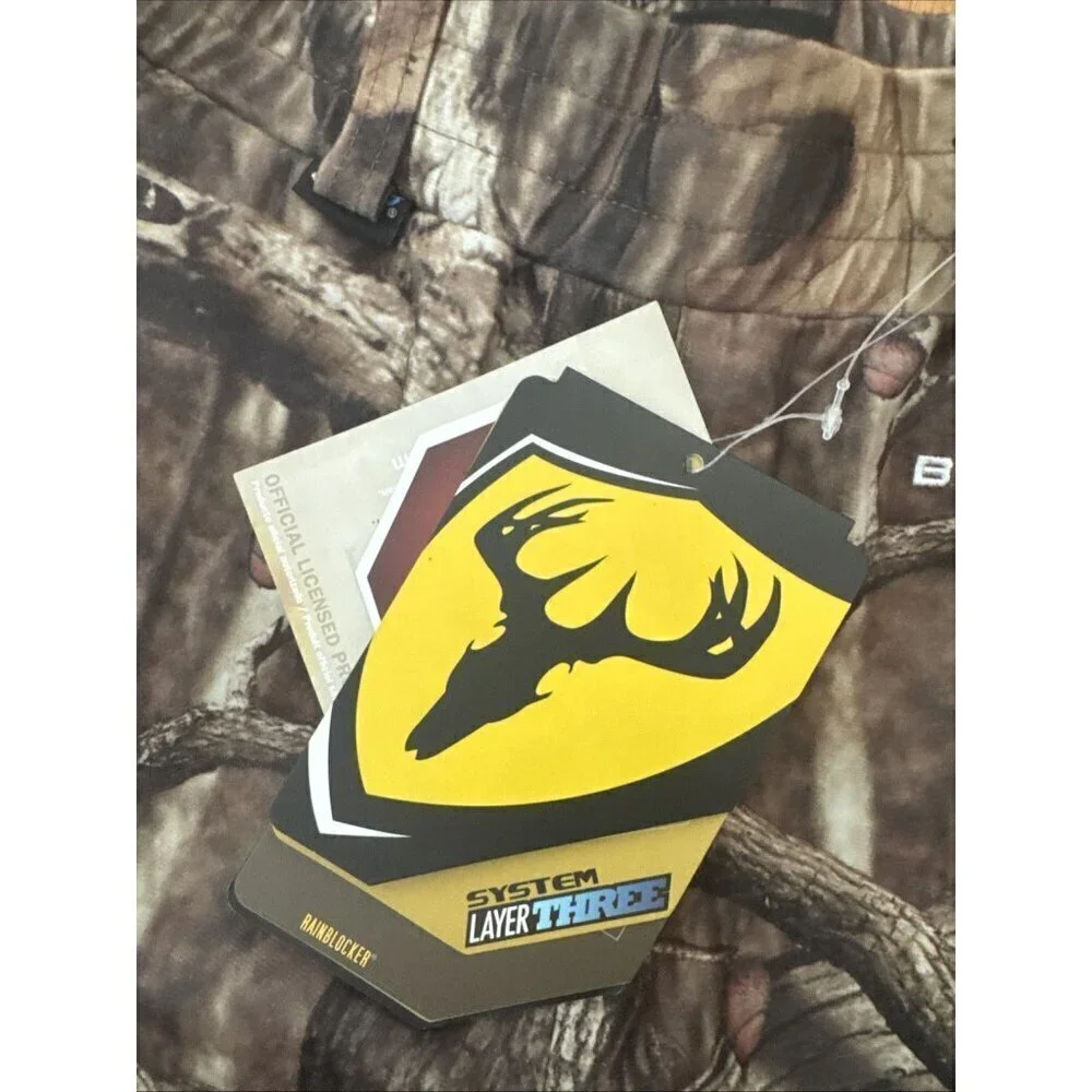 Mossy Oak Youth Camo Scent Blocker Drencher Pants Size M